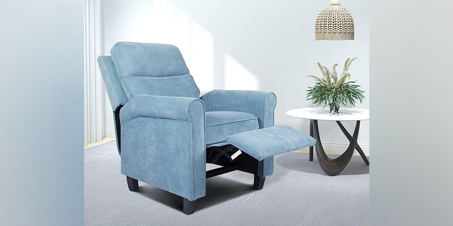 Design minimalista della sedia reclinabile