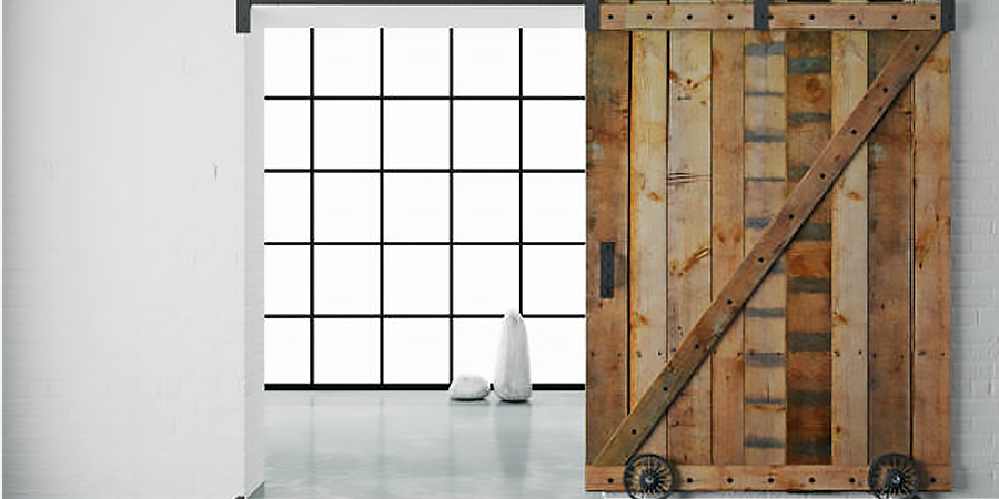 Puertas granero: la tendencia de decoración para espacios pequeños