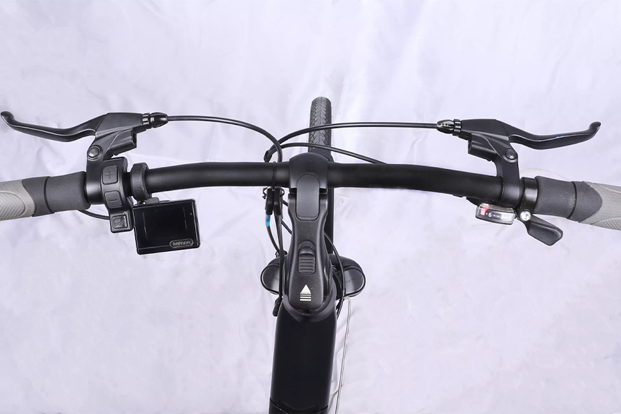 E-bike with LCD screen