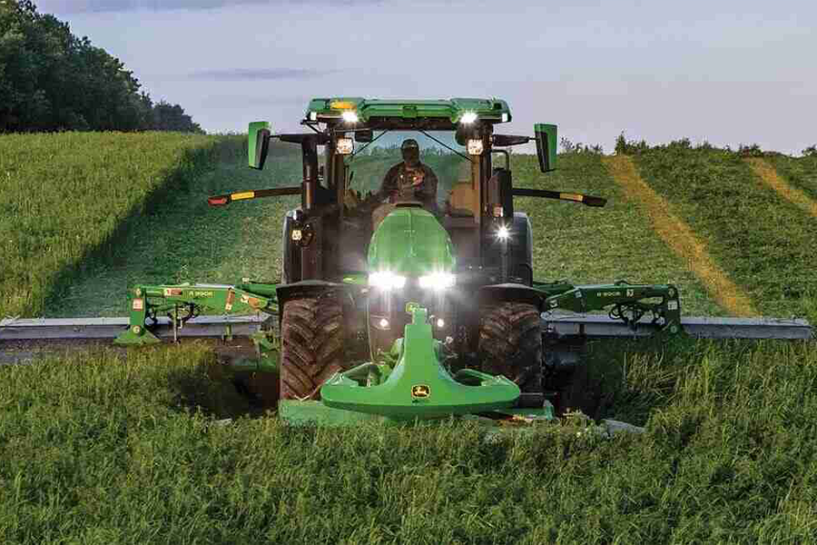 Tractor para cultivos en hileras