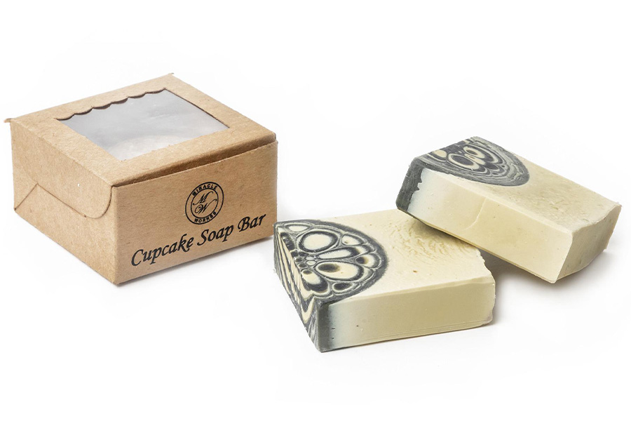 Fancy logo packaging for soap