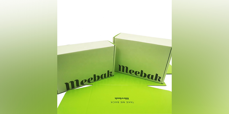 Natural Green Cardboard Skincare Printed Boxes