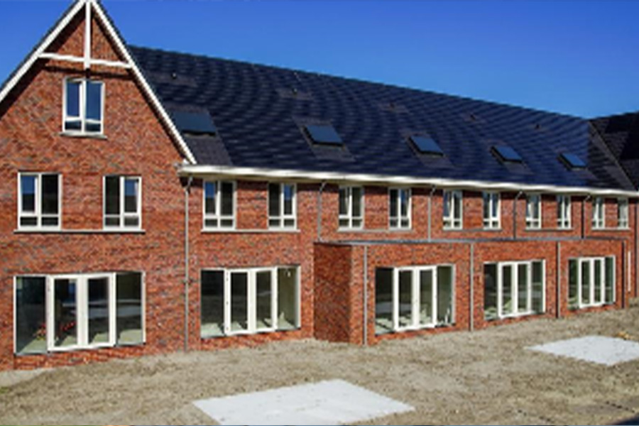 BIPV applied to the roof of a building in Zevenaar town