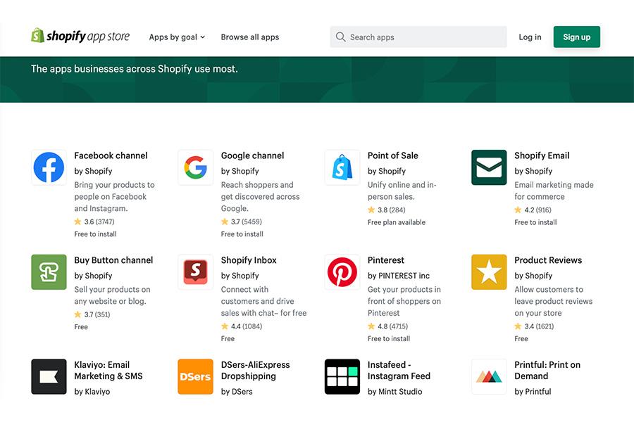 Shopify apps