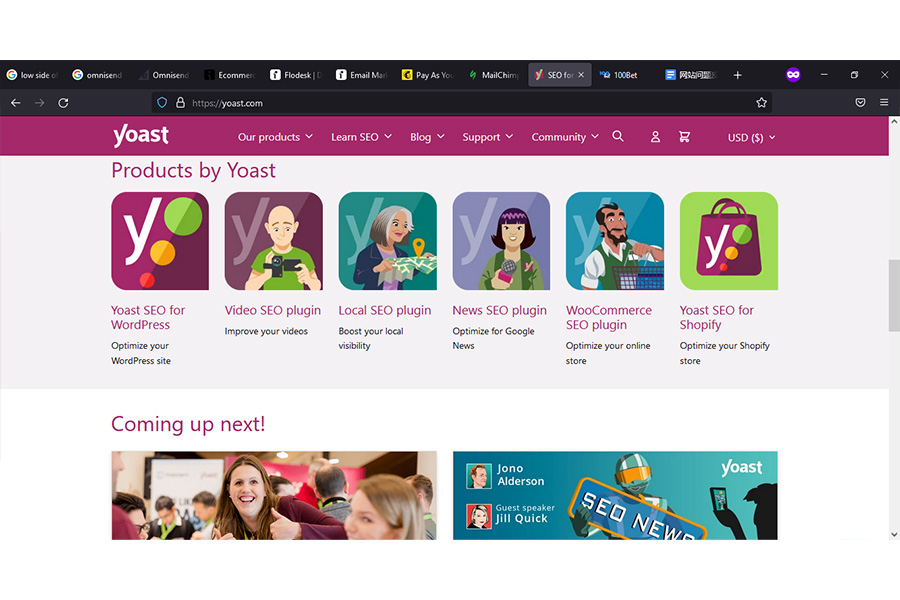 Yoast SEO tool for WordPress