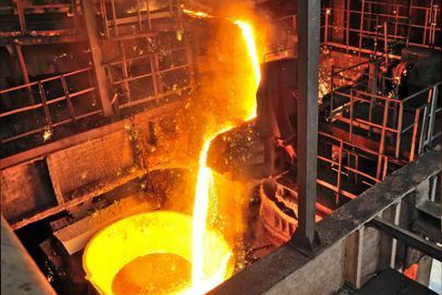 Liquid metal from blast furnace